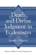 Cover: Death and Divine Judgment in Ecclesiastes - Eisenbrauns