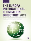 Cover: The Europa International Foundation Directory 2019 - Routledge