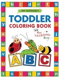 Cover: My Alphabet Toddler Coloring Book with The Learning Bugs - Learning Bugs Kids Books