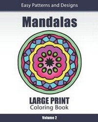 Enlarge image Cover: Mandalas Large Print Coloring Book - Amazing Color Art