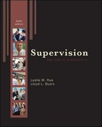 Enlarge image Cover: Supervision: Key Link to Productivity - McGraw-Hill Professional