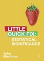 Cover: Statistical Significance - SAGE Publications Ltd