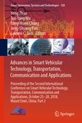 Cover: Advances in Smart Vehicular Technology, Transportation, Communication and Applications - Springer