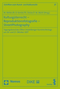 Abbildung von: Kulturgüterrecht - Reproduktionsfotografie - StreetPhotography - Nomos