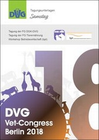 Abbildung von: DVG Vet-Congress Berlin 2018 Tagungsunterlagen Samstag - DVG Service