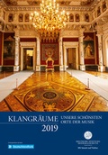 Cover: Klangr&auml;ume - Unsere sch&ouml;nsten Orte der Musik 2019 - Monumente Publikationen. Der Verlag der Deutschen Stiftung Denkmalschutz