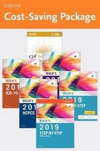 Abbildung von: Step-By-Step Medical Coding 2019 Edition - Text, Workbook, 2019 ICD-10-CM for Hospitals Edition, 2019 ICD-10-PCs Edition, 2019 HCPCS Professional Edition and AMA 2019 CPT Professional Edition Package - Saunders