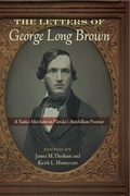 Cover: Letters of George Long Brown - University Press of Florida
