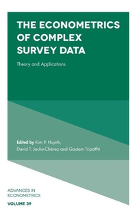 Enlarge image Cover: The Econometrics of Complex Survey Data - Emerald Publishing Limited