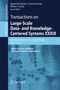 Cover: Transactions on Large-Scale Data- and Knowledge-Centered Systems XXXIX - Springer