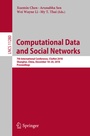 Cover: Computational Data and Social Networks - Springer