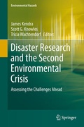 Cover: Disaster Research and the Second Environmental Crisis - Springer