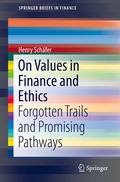 Cover: On Values in Finance and Ethics - Springer