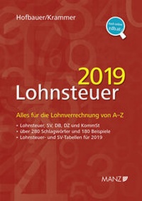 Enlarge image Cover: Lohnsteuer 2019 - Manz