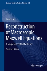 Abbildung von: Reconstruction of Macroscopic Maxwell Equations - Springer
