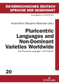 Cover: Pluricentric Languages and Non-Dominant Varieties Worldwide - Peter Lang Verlag