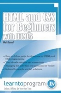 Abbildung von: HTML and CSS for Beginners with Html5 - LearnToProgram.tv, Inc.