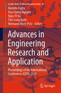 Enlarge image Cover: Advances in Engineering Research and Application - Springer
