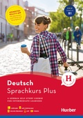 Cover: Hueber Sprachkurs Plus Deutsch B1, Englische Ausgabe - Hueber Verlag