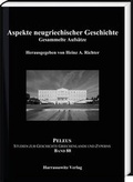 Cover: Aspekte neugriechischer Geschichte - Harrassowitz Verlag