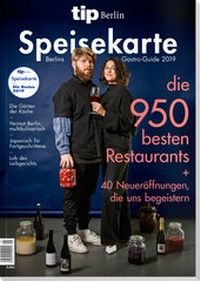 Abbildung von: tip Berlin Speisekarte - Tip Berlin Media Group