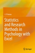 Cover: Statistics and Research Methods in Psychology with Excel - Springer
