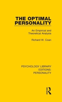 Enlarge image Cover: The Optimal Personality - Routledge