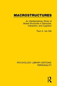 Enlarge image Cover: Macrostructures - Routledge