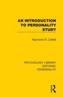 Cover: An Introduction to Personality Study - Routledge