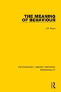 Cover: The Meaning of Behaviour - Routledge