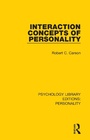 Cover: Interaction Concepts of Personality - Routledge