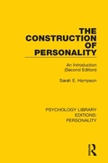 Cover: The Construction of Personality - Routledge