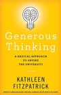Cover: Generous Thinking - Johns Hopkins University Press