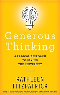 Enlarge image Cover: Generous Thinking - Johns Hopkins University Press