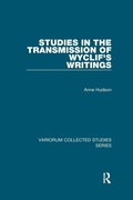 Cover: Studies in the Transmission of Wyclif's Writings - Routledge