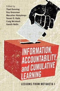 Enlarge image Cover: Information, Accountability, and Cumulative Learning - Cambridge University Press