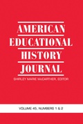 Cover: American Educational History Journal - Information Age Publishing