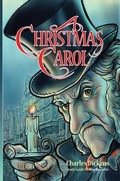 Cover: A Christmas Carol for Teens (Annotated including complete book, character summaries, and study guide) - Brown Chair Books