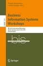 Cover: Business Information Systems Workshops - Springer