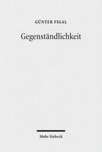 Abbildung von: Gegenstaendlichkeit - Mohr Siebeck