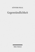 Cover: Gegenst&auml;ndlichkeit - Mohr Siebeck