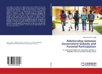 Abbildung von: Relationship between Government Subsidy and Parental Participation - LAP Lambert Academic Publishing