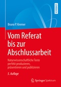 Bild: Vom Referat bis zur Abschlussarbeit - Springer Spektrum
