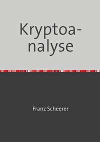 Enlarge image Cover: Krytoanalyse - epubli