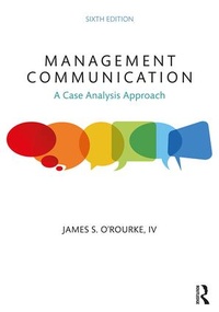 Enlarge image Cover: Management Communication - Routledge