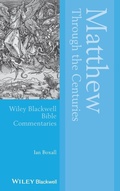 Cover: Matthew Through the Centuries - Wiley