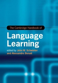 Enlarge image Cover: The Cambridge Handbook of Language Learning - Cambridge University Press
