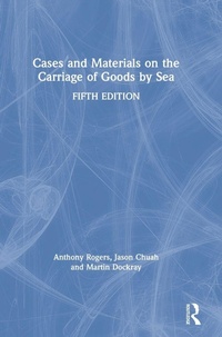 Abbildung von: Cases and Materials on the Carriage of Goods by Sea - Routledge