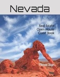 Cover: Nevada Real Estate Open House Guest Book - Guest Book Girl
