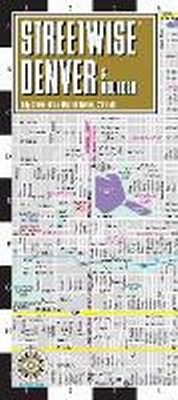 Abbildung von: Streetwise Map Denver - Laminated City Center Street Map of Denver - Michelin Editions des Voyages